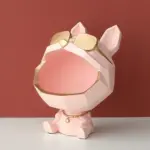 Creative Dog Figurine Multifunction Storage Bin tag1