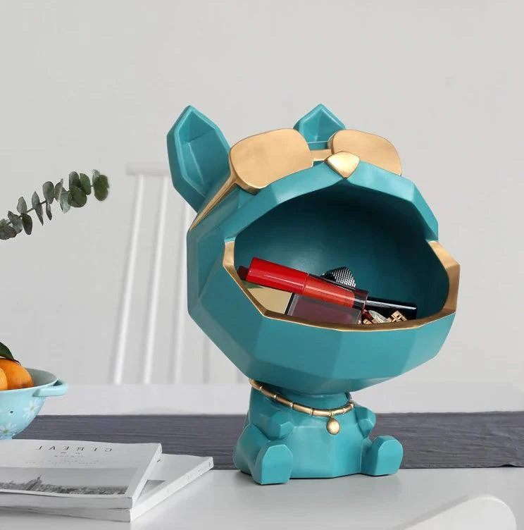 Creative Dog Figurine Multifunction Storage Bin -  - #tag1#