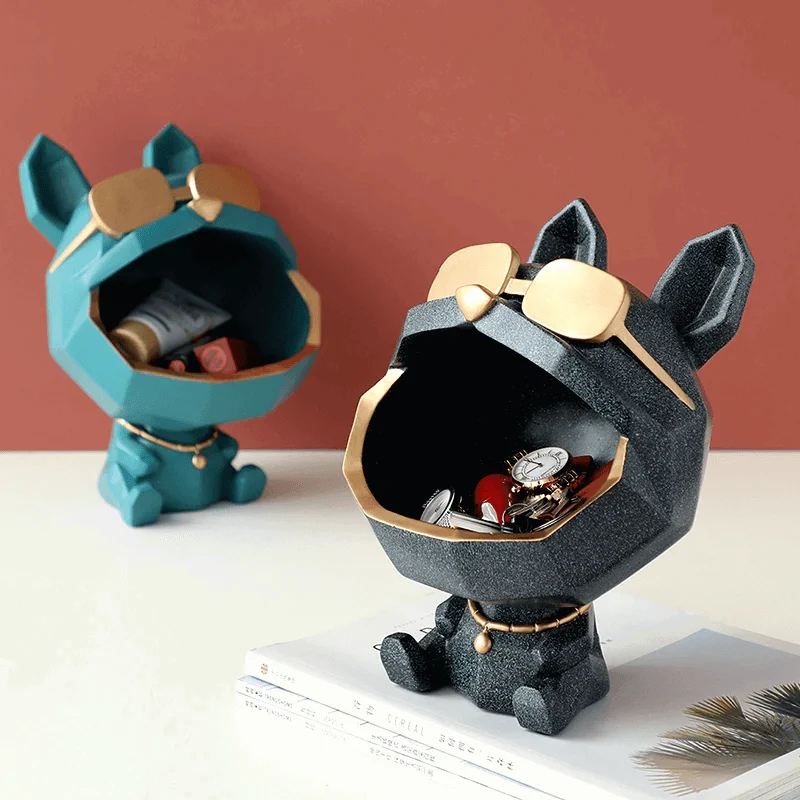 Creative Dog Figurine Multifunction Storage Bin -  - #tag1#