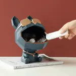 Creative Dog Figurine Multifunction Storage Bin tag1