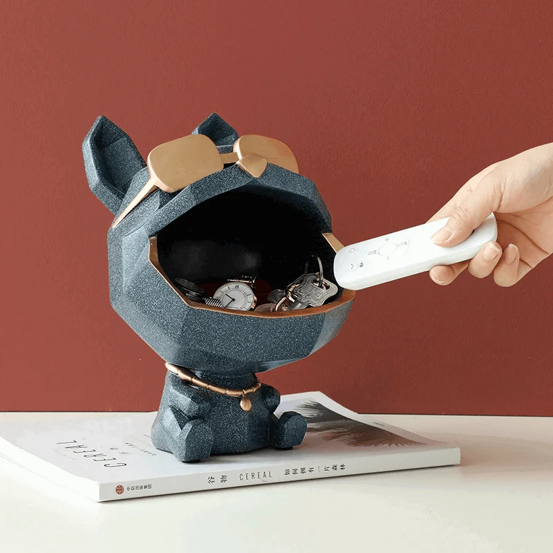 Creative Dog Figurine Multifunction Storage Bin -  - #tag1#