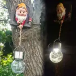 Creative Dwarf Solar Night Light Charming Outdoor Garden Ornament
