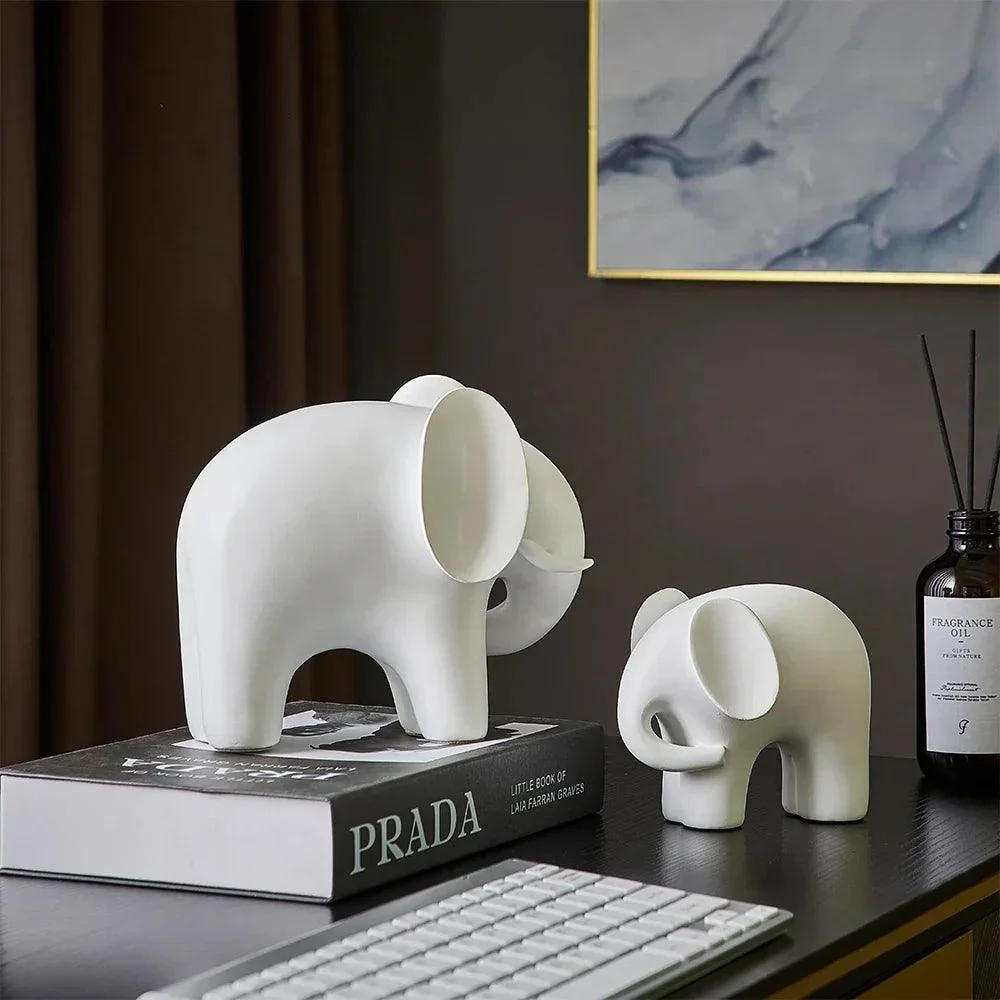 Creative Elephant Figurine Home Decor -