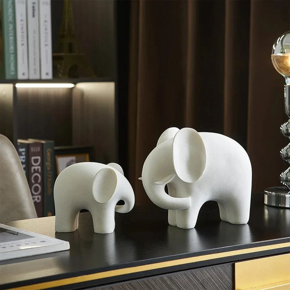 Creative Elephant Figurine Home Decor -