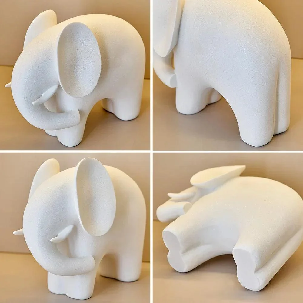 Creative Elephant Figurine Home Decor -