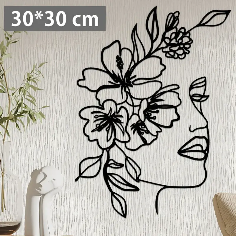 Creative Face Stylish Metal Face Art for an Aesthetic Home tag1