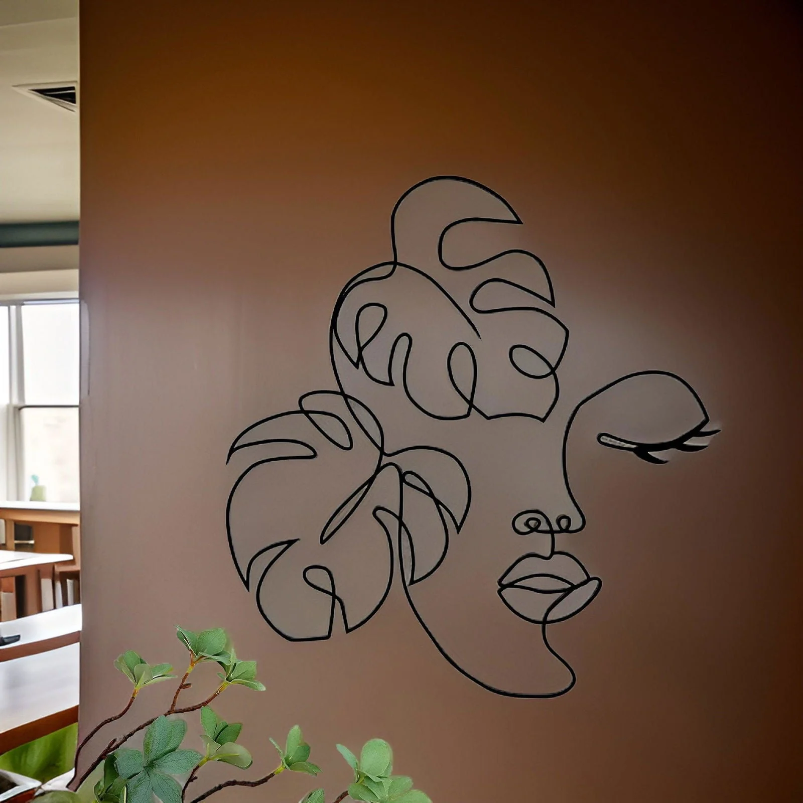 Creative Face - Stylish Metal Face Art for an Aesthetic Home -  - #tag1#