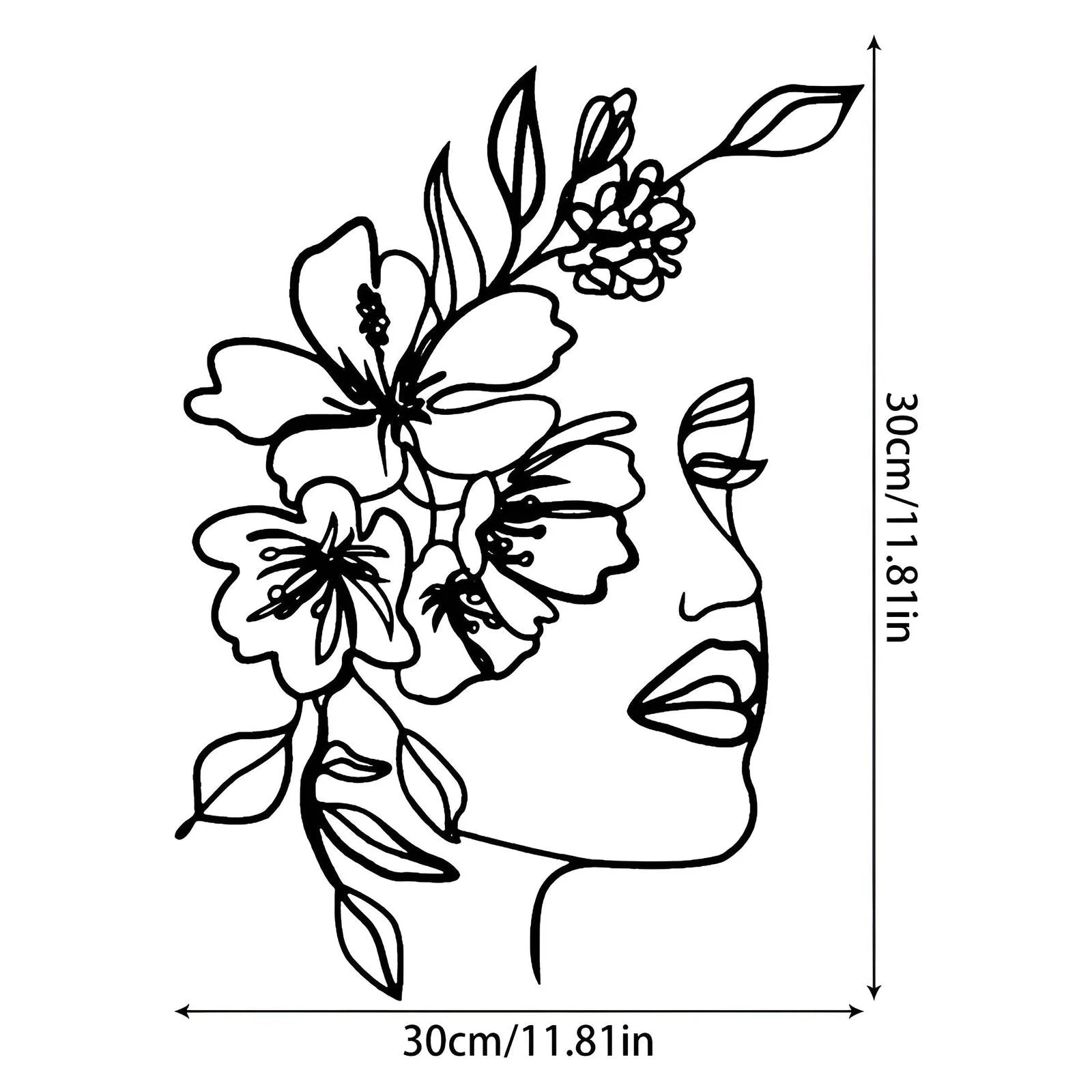 Creative Face - Stylish Metal Face Art for an Aesthetic Home -  - #tag1#