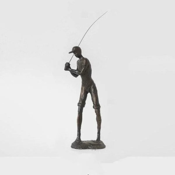 Creative Fisherman Figurine -