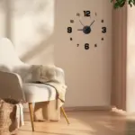 Creative Frameless Wall Clock tag1