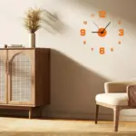 Creative Frameless Wall Clock tag1
