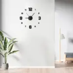 Creative Frameless Wall Clock tag1