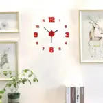 Creative Frameless Wall Clock tag1