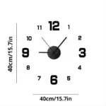 Creative Frameless Wall Clock tag1