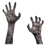 Creative Ghost Hand Halloween Decoration Wall Sticker tag1