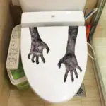 Creative Ghost Hand Halloween Decoration Wall Sticker tag1