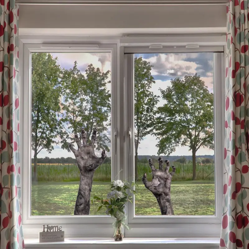 Creative Ghost Hand Halloween Decoration Wall Sticker tag1