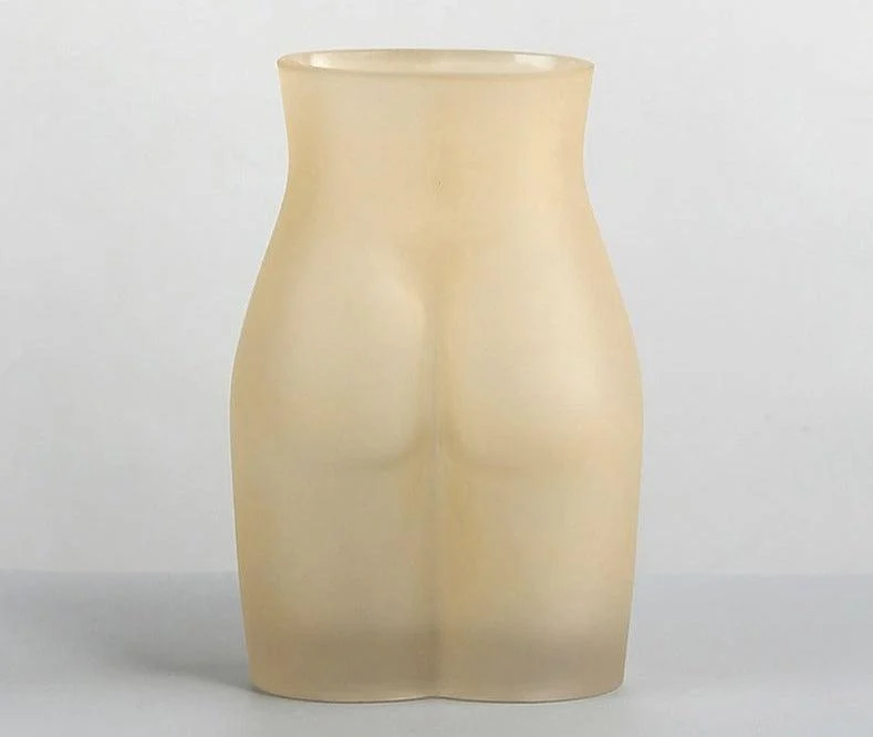 Creative Glass Naked Body Vase For Flowers -