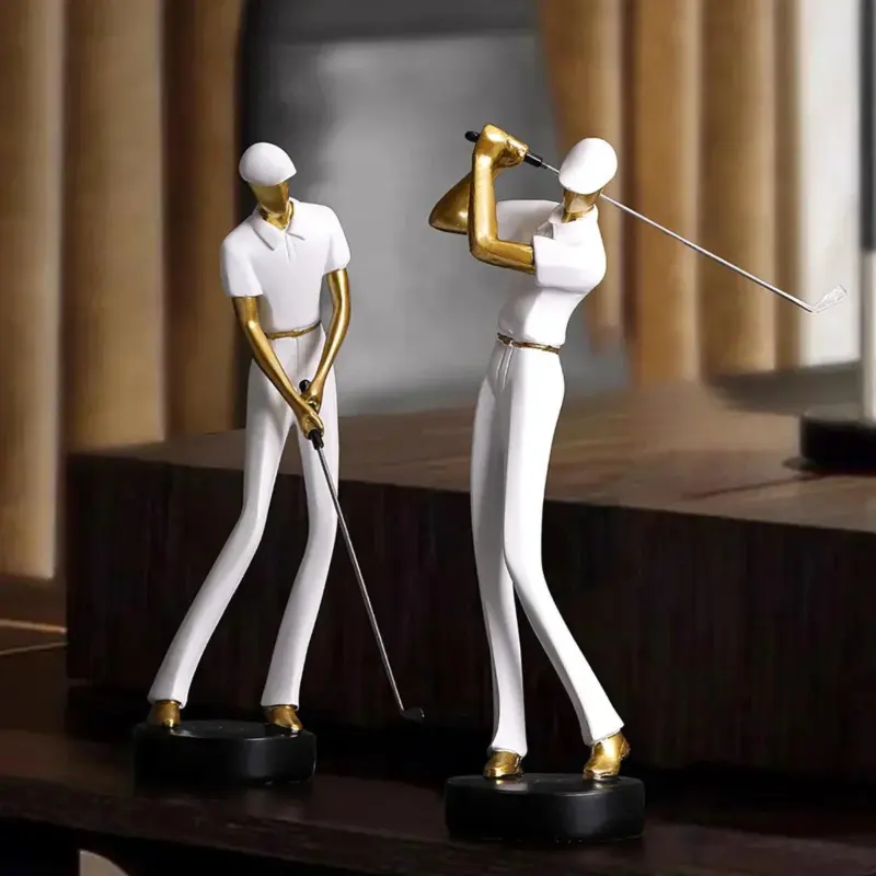 Creative Golfer Figurines tag1