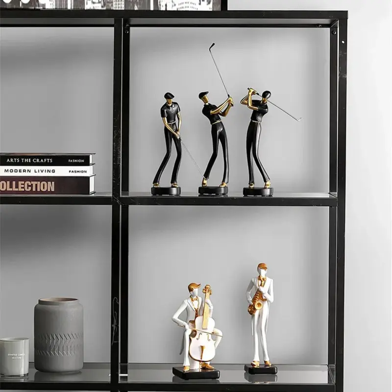 Creative Golfer Figurines tag1