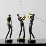 Creative Golfer Figurines tag1