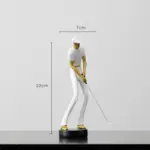 Creative Golfer Figurines tag1