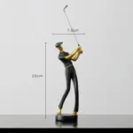 Creative Golfer Figurines tag1