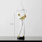 Creative Golfer Figurines tag1