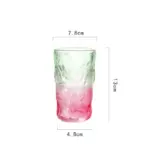 Creative Gradient Coloured Glacier Glass tag1