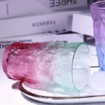 Creative Gradient Coloured Glacier Glass tag1