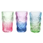 Creative Gradient Coloured Glacier Glass tag1