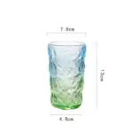 Creative Gradient Coloured Glacier Glass tag1