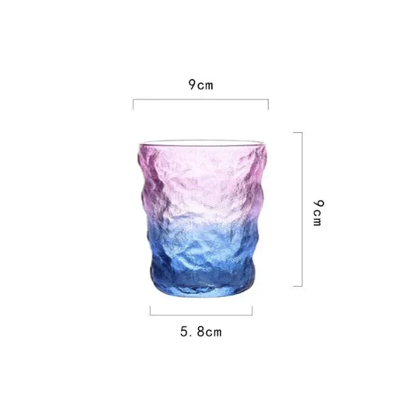 Creative Gradient Coloured Glacier Glass -  - #tag1#