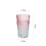 Creative Gradient Coloured Glacier Glass tag1