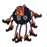 Creative Halloween Multi legged Spider Door Hanging Wreath Party Decorations tag1