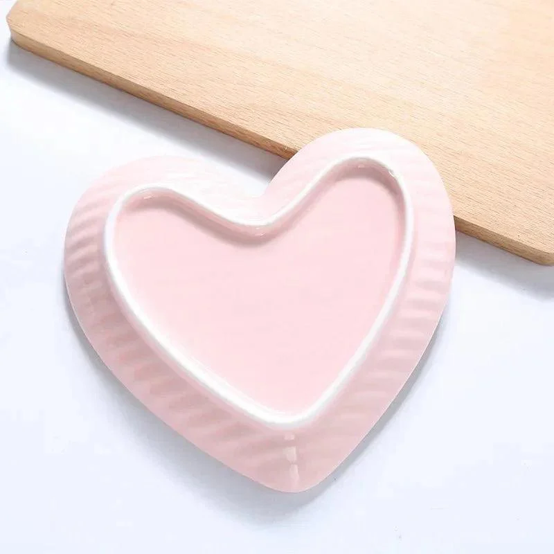 Creative Heart Shape Ceramic Plate -  - #tag1#