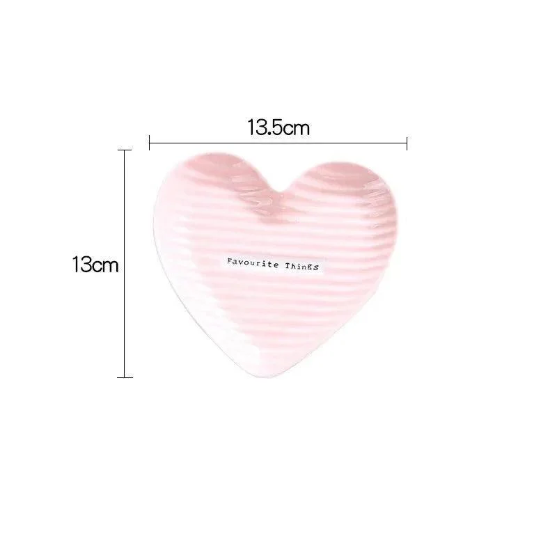 Creative Heart Shape Ceramic Plate -  - #tag1#