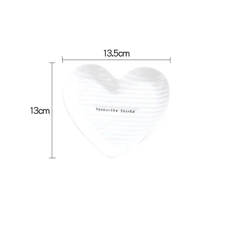 Creative Heart Shape Ceramic Plate -  - #tag1#