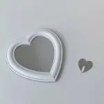 Creative Heart Shape Vanity Mirror tag1