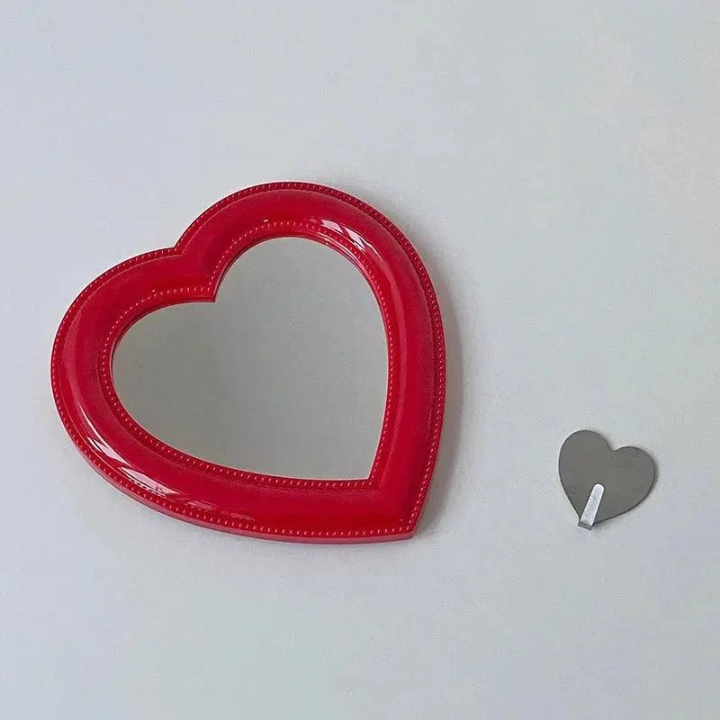 Creative Heart Shape Vanity Mirror -  - #tag1#