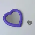 Creative Heart Shape Vanity Mirror tag1