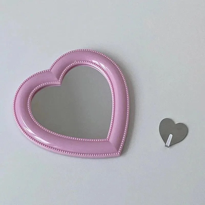 Creative Heart Shape Vanity Mirror -  - #tag1#