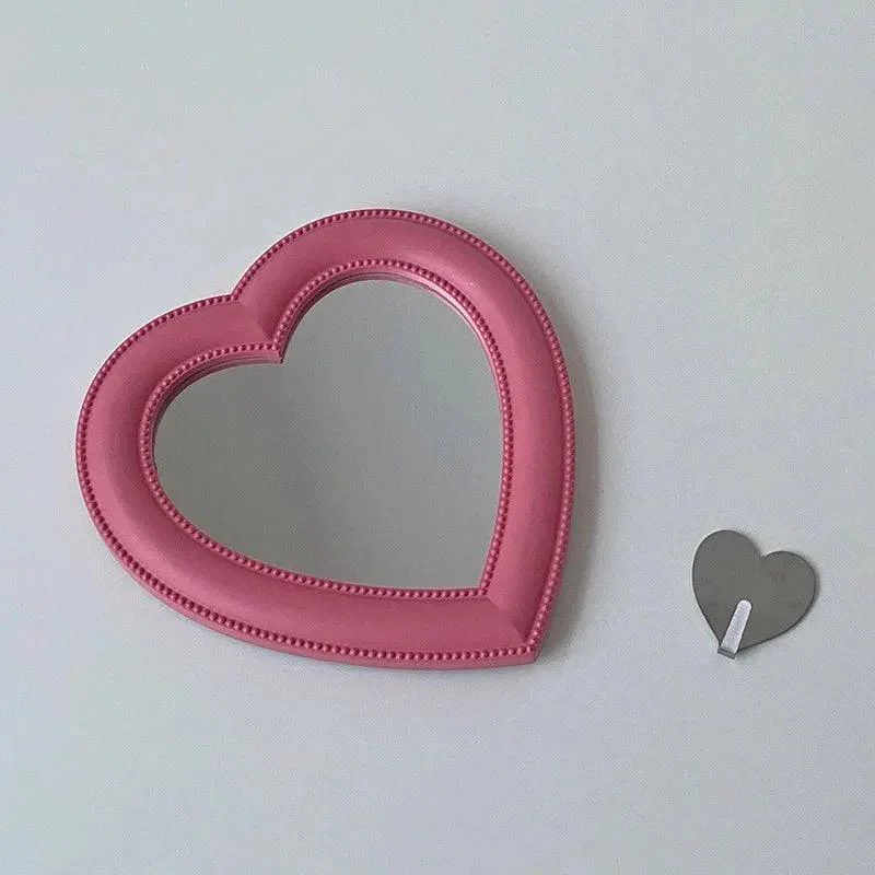 Creative Heart Shape Vanity Mirror -  - #tag1#