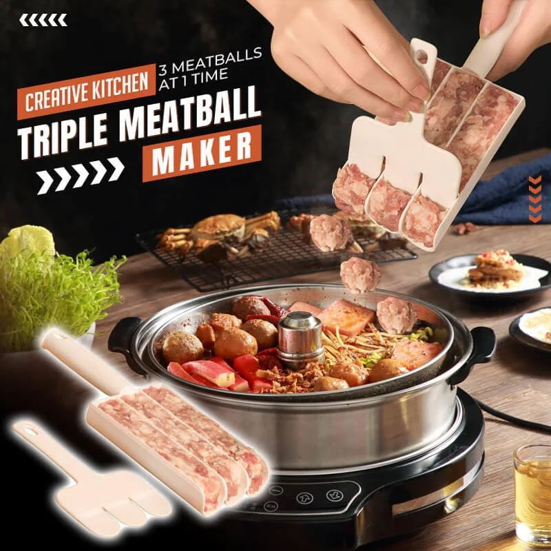 Creative Kitchen Triple Meatball Maker -  - #tag1#