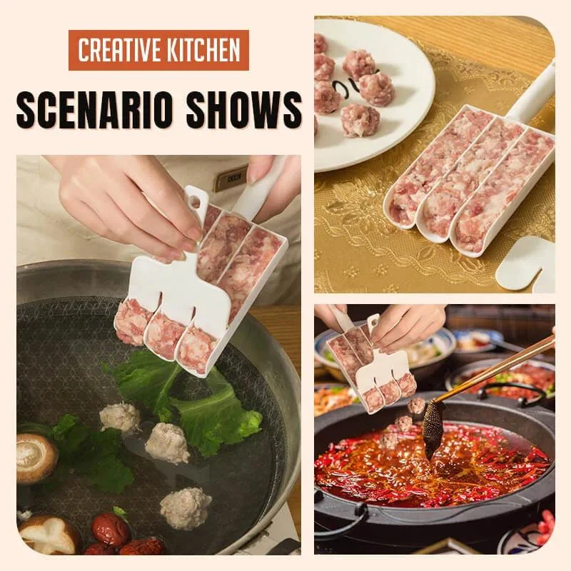 Creative Kitchen Triple Meatball Maker -  - #tag1#