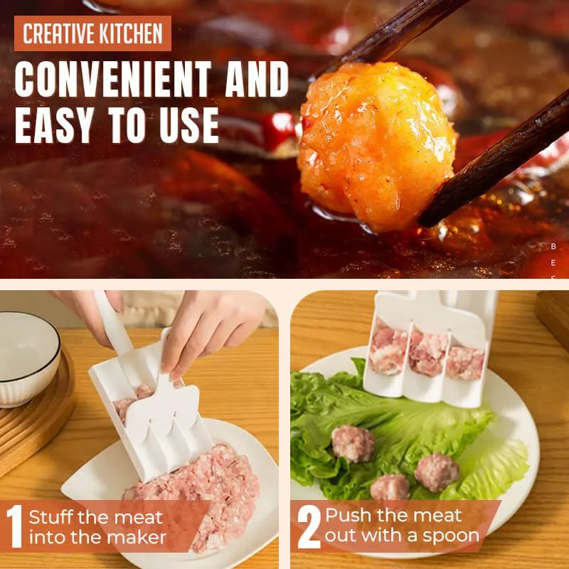 Creative Kitchen Triple Meatball Maker -  - #tag1#
