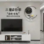 Creative Large Size Wall Decoration Clock for Livingroom