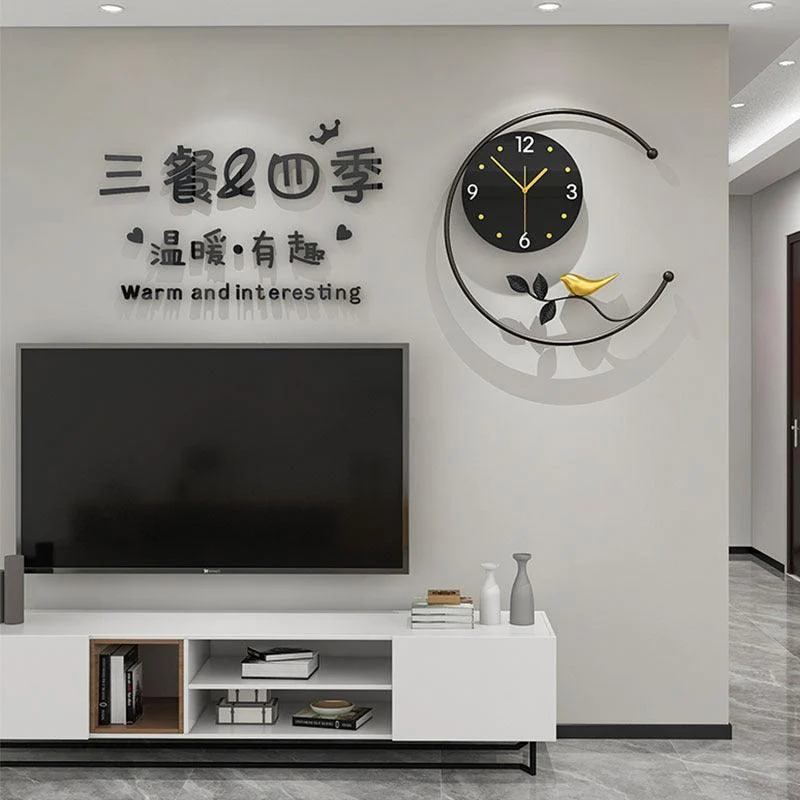 Creative Large Size Wall Decoration Clock for Livingroom -