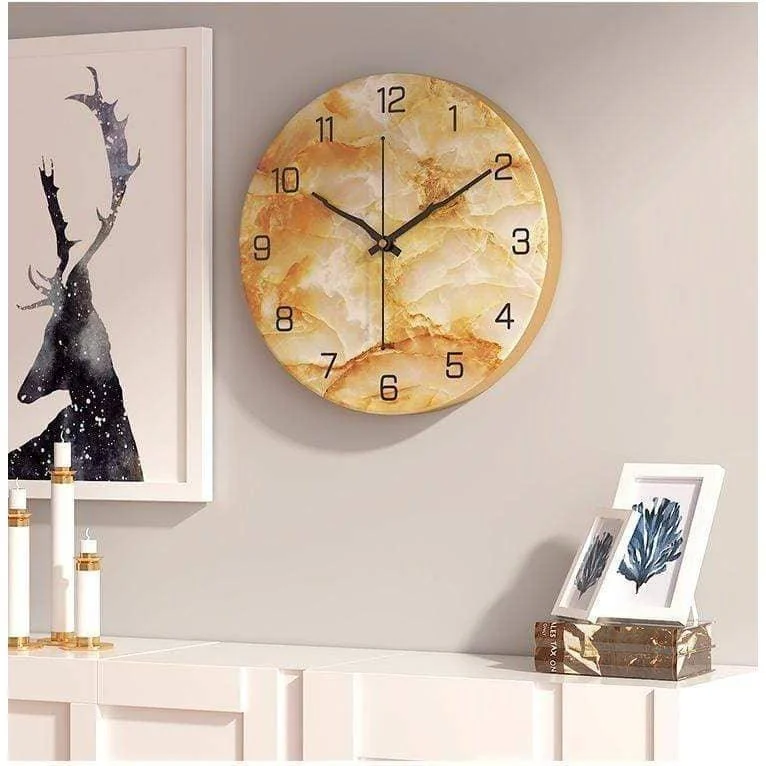Creative Marble Wall Clock - A Touch of Elegance for Your Home -