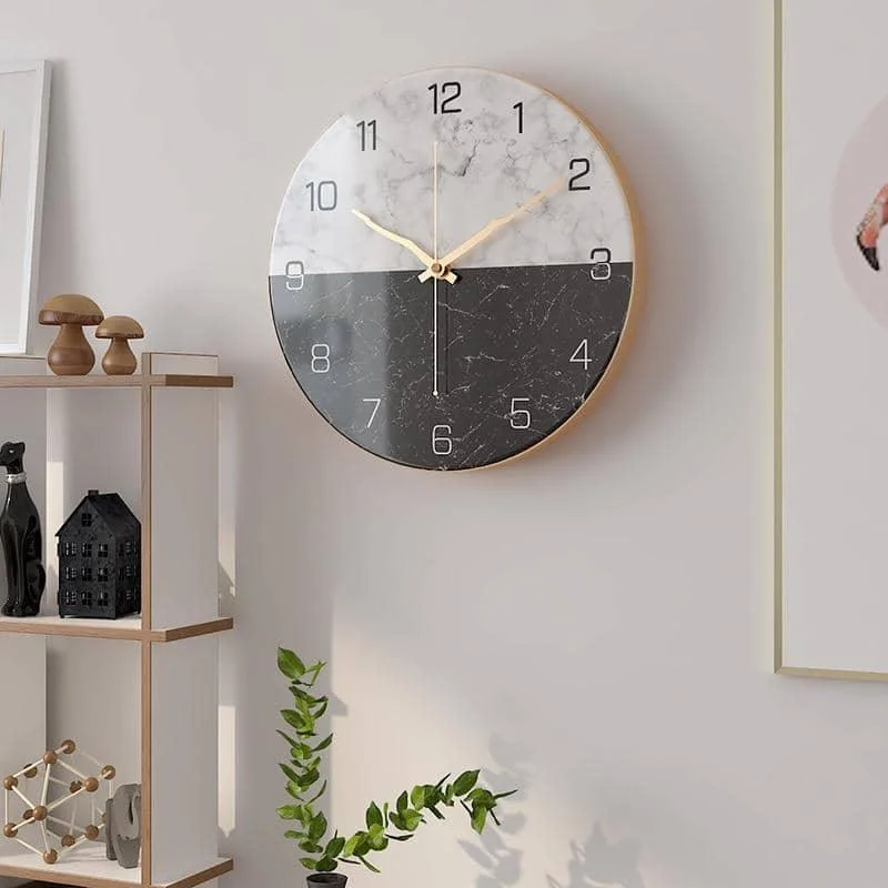 Creative Marble Wall Clock - A Touch of Elegance for Your Home -